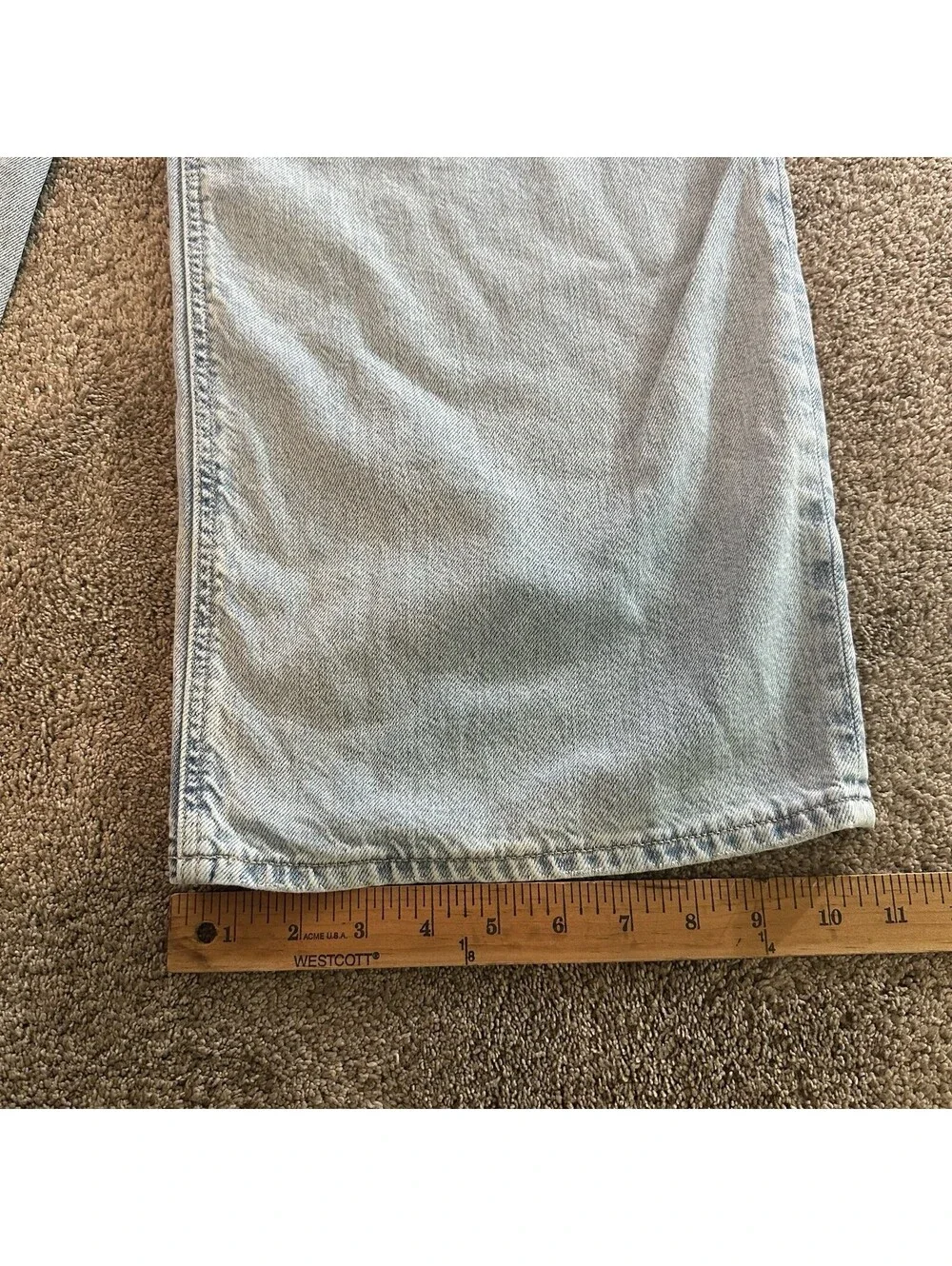 NEW American Eagle Jean Women 14 32W Regular Super High Rise Baggy Straight NWT